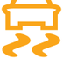 Dynamic stability control (DSC/ASR) warning lamp icon