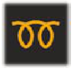 Diesel engine pre-heat warning lamp warning lamp icon