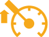Speed limiter warning lamp icon
