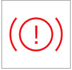 Low oil level warning lamp icon