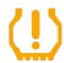 Tyre under-inflation warning lamp warning lamp icon
