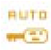 Automatic locking warning lamp icon