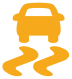 Dynamic stability control (DSC/ASR) warning lamp icon