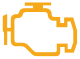 SCR emissions control system (BlueHDi Diesel) warning lamp icon
