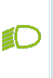 Dipped headlamps/ Daytime lights warning lamp icon
