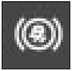 Anti-lock braking system (ABS) warning light warning lamp icon