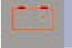 Battery charge warning lamp icon