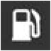 Low fuel level warning light warning lamp icon