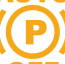Deactivation of the automatic functions of the electric parking brake warning lamp icon