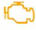 Emission control system warning lamp warning lamp icon