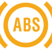 Anti-lock Braking System (ABS) warning lamp icon