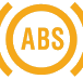 Anti-lock Braking System (ABS) warning lamp icon