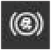 Anti-lock braking system (ABS) warning light warning lamp icon