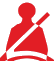 Seat belt not fastened / unfastened warning lamp icon