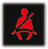 Seat belt warning lamp warning lamp icon