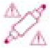 Electronically controlled suspension fault warning light warning lamp icon