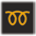 Diesel pre-heat light warning lamp icon