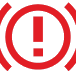 Braking warning lamp icon