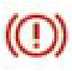 Braking warning lamp icon