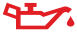 Engine oil pressure warning lamp icon