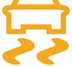 Dynamic stability control (DSC/ASR) warning lamp icon