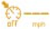 Cruise control warning lamp icon