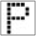 Automatic gearbox display: selector positions warning lamp icon