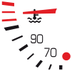 Maximum coolant temperature warning lamp icon