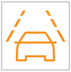 Lane keeping assist warning lamp icon
