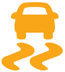 Dynamic stability control (DSC/ASR) warning lamp icon