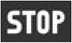 Central STOP warning light warning lamp icon