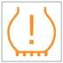 Tire Pressure Monitoring System warning lamp icon