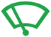 Automatic wiping warning lamp icon