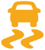Dynamic stability control (DSC/ASR) warning lamp icon