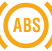 Anti-lock Braking System (ABS) warning lamp icon