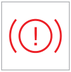 Braking warning lamp icon