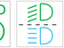 Automatic headlight dipping warning lamp icon