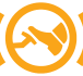 Foot on the brake pedal warning lamp icon