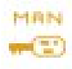 Automatic locking warning lamp icon