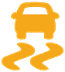 Electronic stability programme (ESP/ASR) warning lamp icon
