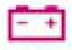 Battery charge warning light warning lamp icon