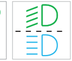 Automatic headlight dipping warning lamp icon