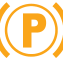 Braking warning lamp icon