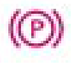 Handbrake warning light warning lamp icon