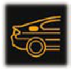 Fuel filler cap warning lamp (according to version) warning lamp icon