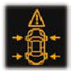 Tyre under-inflation detection system warning lamp warning lamp icon