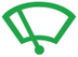 Automatic wiping warning lamp icon