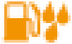 Water in diesel warning lamp icon