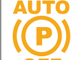 Electric parking brake fault warning lamp icon