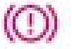 Braking system warning light warning lamp icon